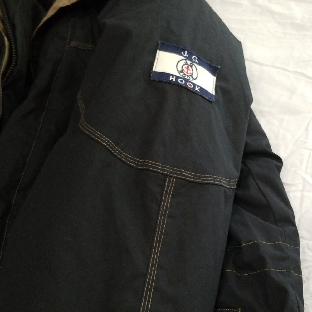 Men's J. G. Hook Coat with Hood Size Large - Picture 4 of 7